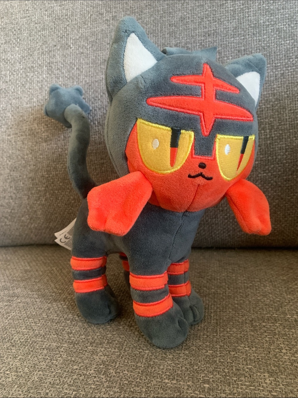 Pokémon 8” Litten Plush Stuffed Toy 2020 Nintendo WCT Wicked Cool Toys